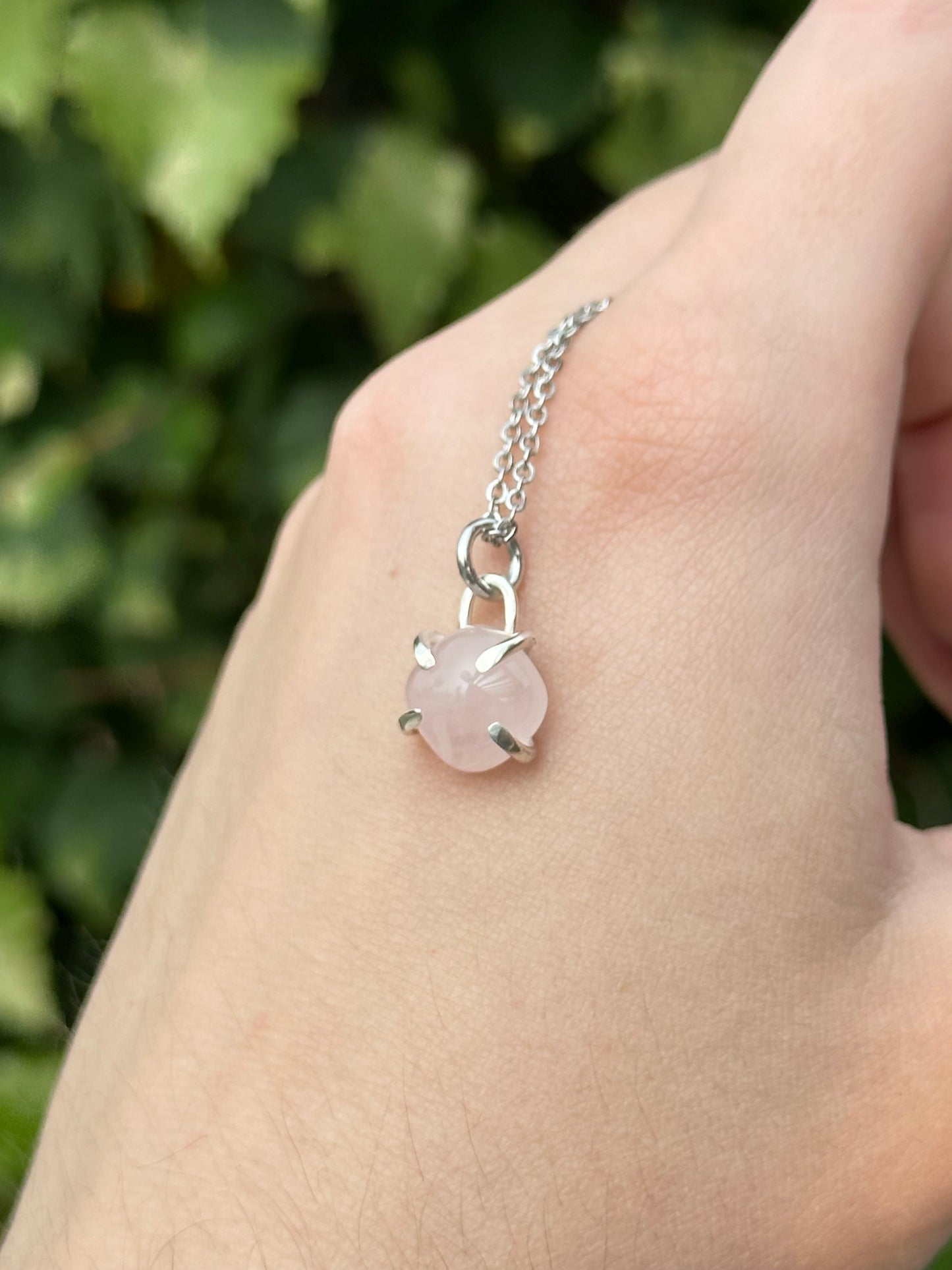 Rose Quartz Mini Pendant
