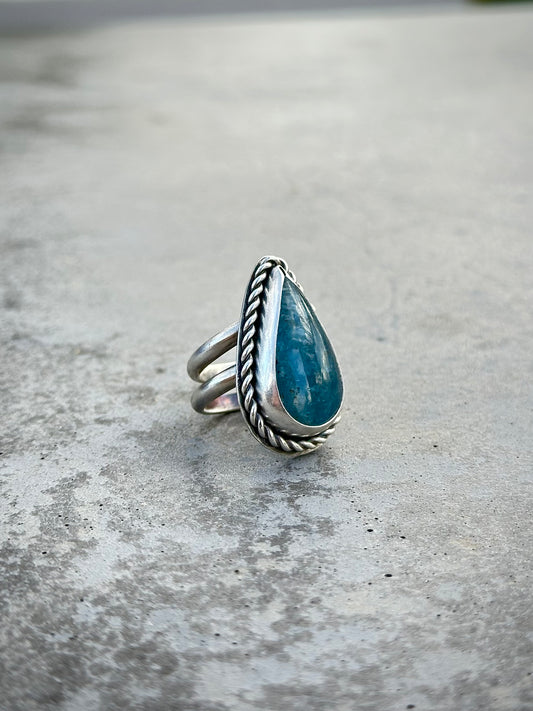 Aquamarine Statement Ring