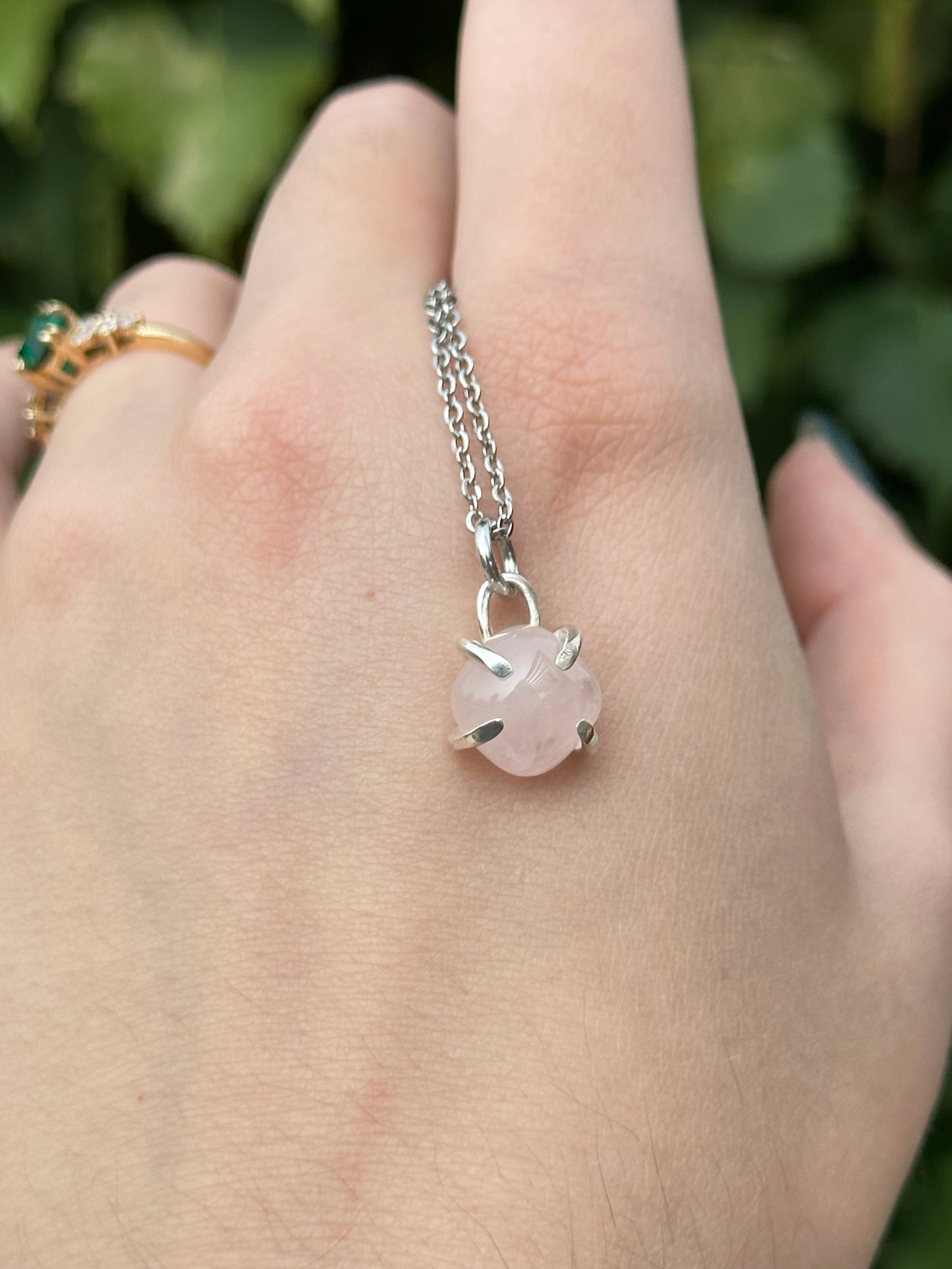 Rose Quartz Mini Pendant