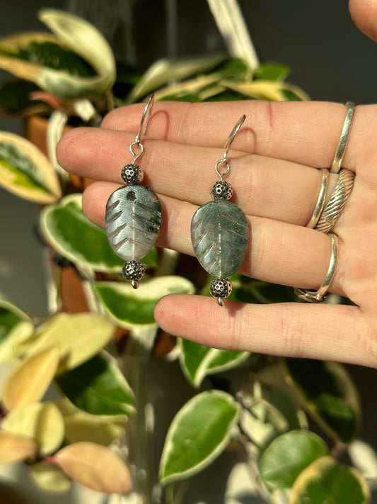 Moss Agate Earrings