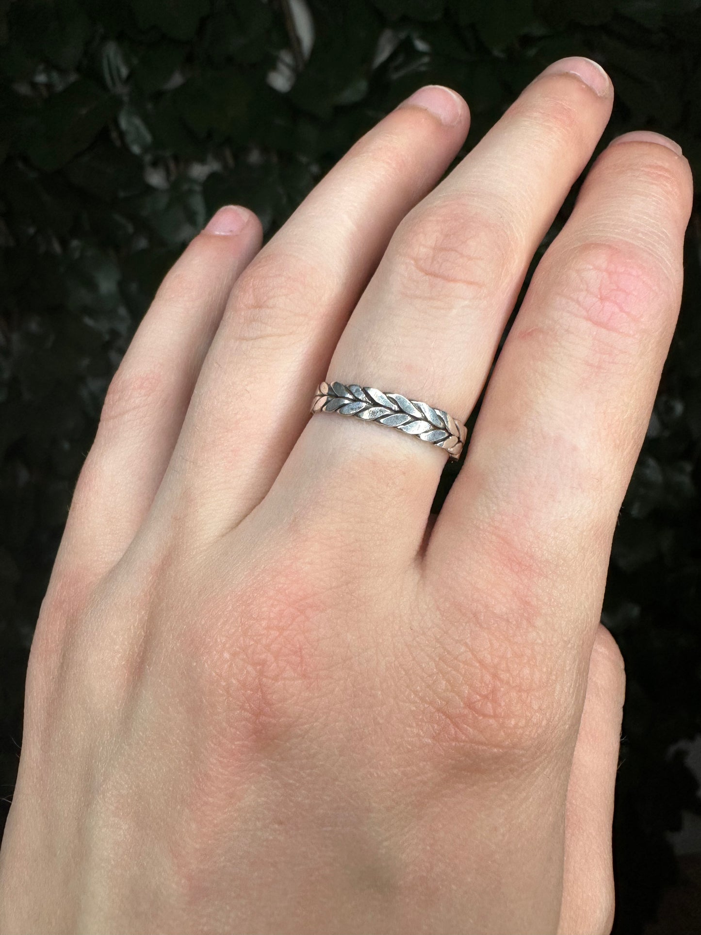 Braided Silver Ring