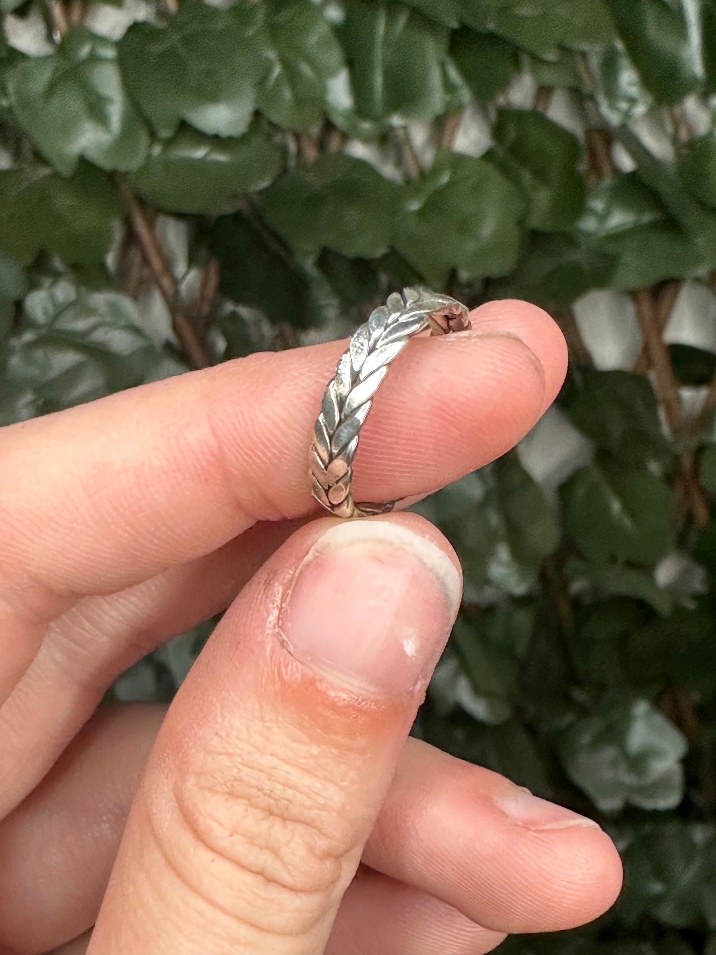 Braided Silver Ring