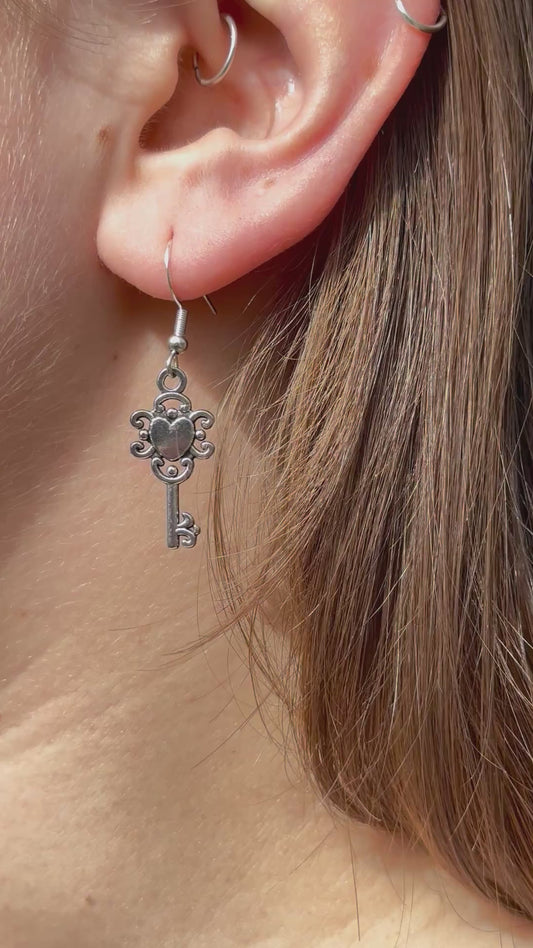 Key To My Heart Earrings